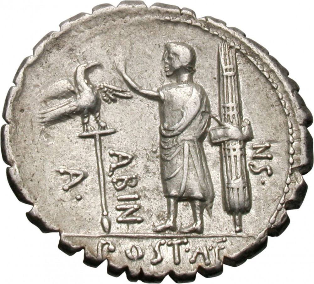 An Imitation (fourree) of Roman Republican Denarius Serratus From the «l-1» Excavation Area in Olbia Pontica (Ukraine)