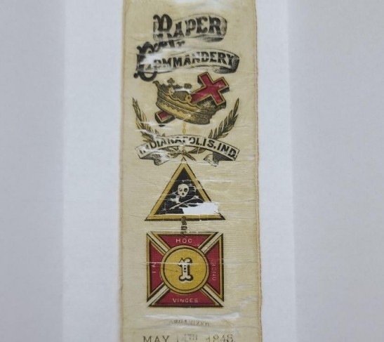 Early Ribbons (1874) of the Grand Encampment of Knights Templar of the United States of America
