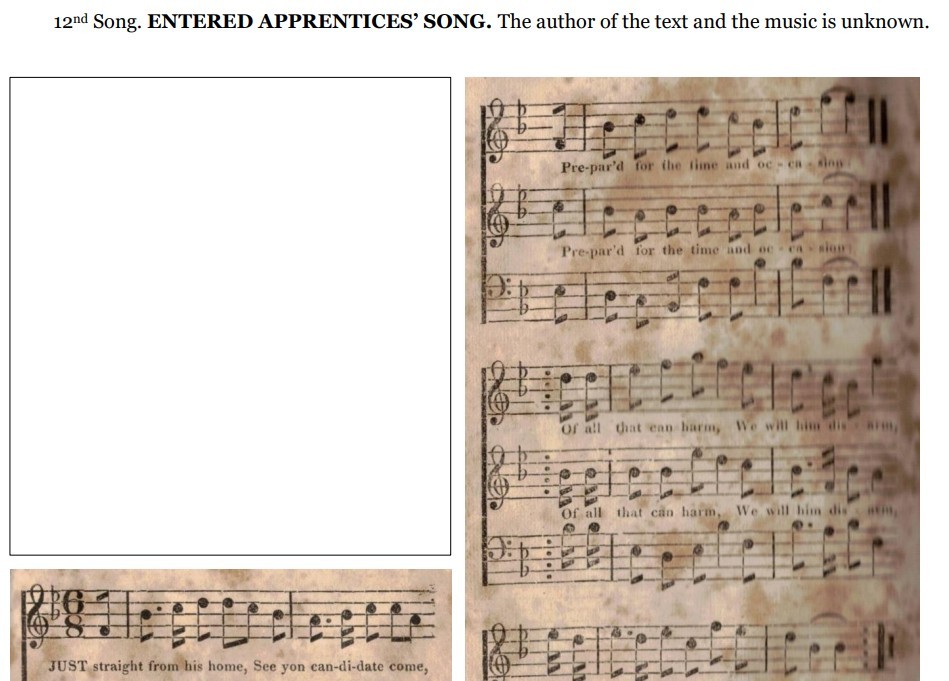 Masonic Folklore in the United States in the Late 18th – Early 19th Centuries: Authors, Texts, Music