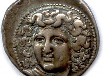 The iconographical influences of Larissa-Apollo Amphipolis coin type on Dacian issues from Oltenia and Transylvania, between 2nd and 1st century BC