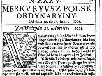 Kroll P., Malov A.V., Shamin S.M. (2019) The Polish Triumph in Warsaw in 1661 on the Occasion of the Victories of the PolishLithuanian Troops of the Previous “Happy Year”: the Moscow Translation of a Special Issue of the First Polish Newspaper “Merkuriusz Polski” from the Archive of the Secret Chancellery. Slověne. International Journal of Slavic Studie